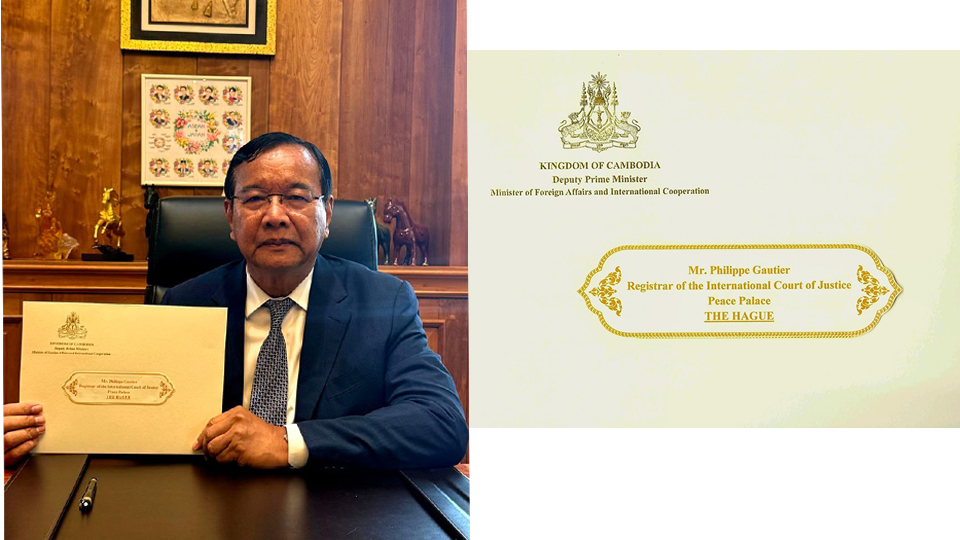 ច្បាស់ភ្នែកនៅថៃ ? កម្ពុជាជ្រើសរើសយកច្បាប់អន្តរជាតិ និង សន្តិភាព